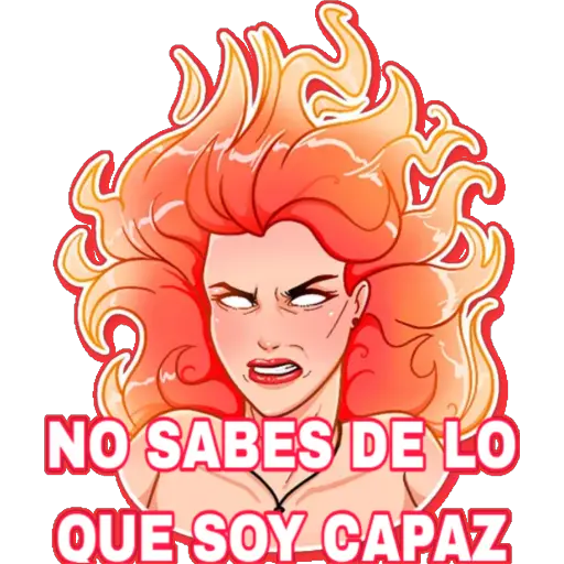 Chica Cabeza de Llama 