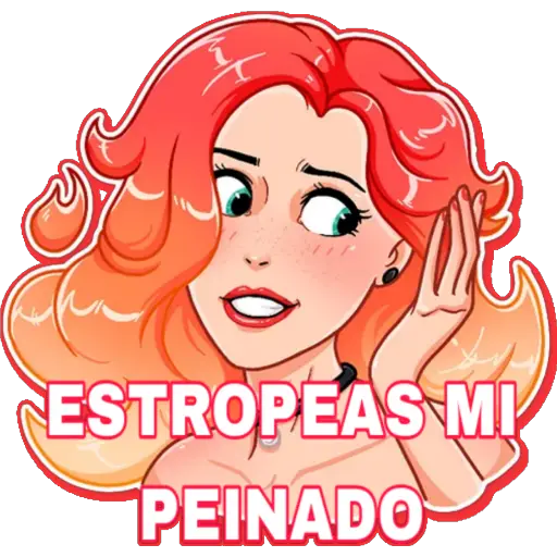 Chica Cabeza de Llama 