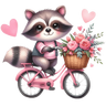 Cute Mapache San Valentín 🦝🩷