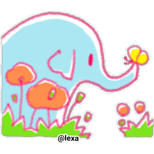 🖍️🐘Crayon Elephant 🖍️🐘 