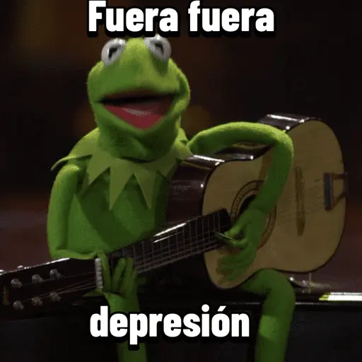 Fuera fuera depresión Meme 🎶🐸
