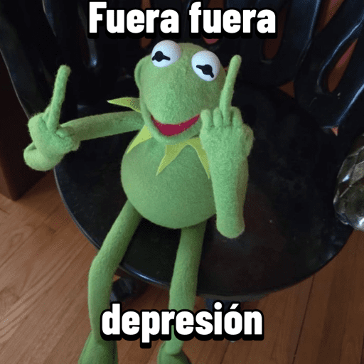 Fuera fuera depresión Meme 🎶🐸 preview