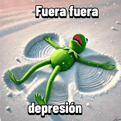 Fuera fuera depresión Meme 🎶🐸