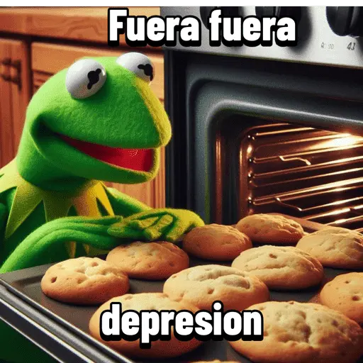 Fuera fuera depresión Meme 🎶🐸