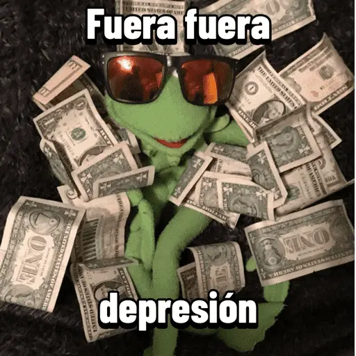 Fuera fuera depresión Meme 🎶🐸