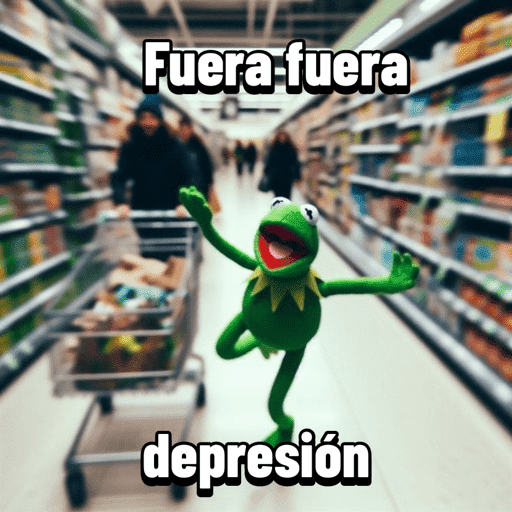 Fuera fuera depresión Meme 🎶🐸 preview
