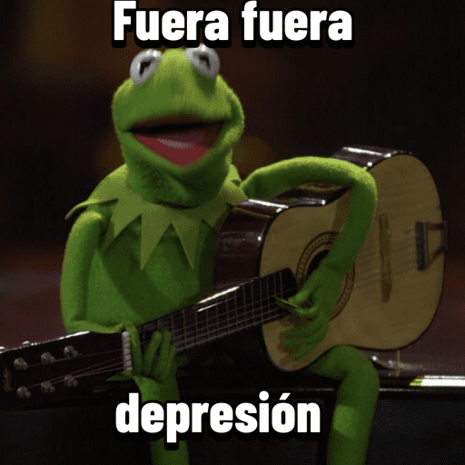 Fuera fuera depresión Meme 🎶🐸 preview
