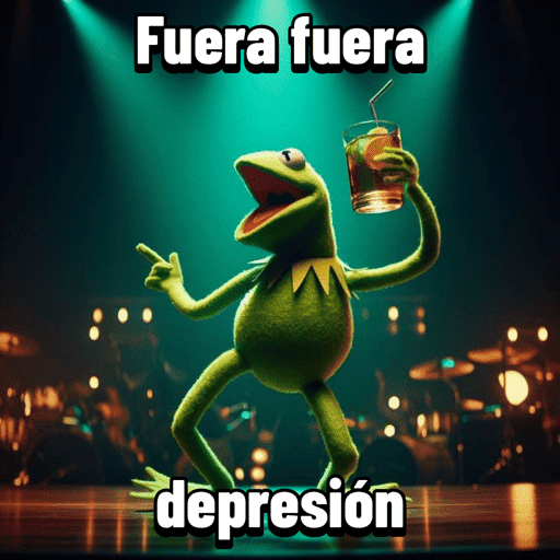 Fuera fuera depresión Meme 🎶🐸 preview