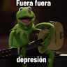 Fuera fuera depresión Meme 🎶🐸