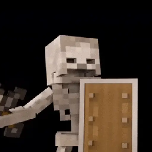 Esqueleto escudo 💀 skeleton 🛡️