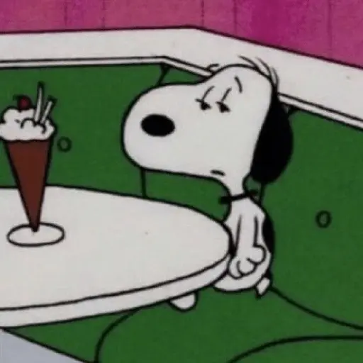 🐶 Snoopy Triste / Sad 😢