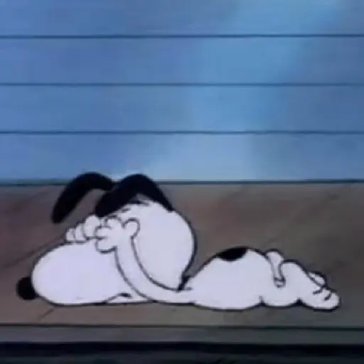 🐶 Snoopy Triste / Sad 😢