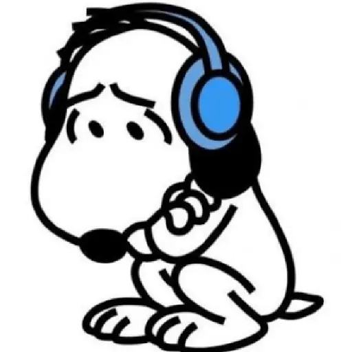 🐶 Snoopy Triste / Sad 😢