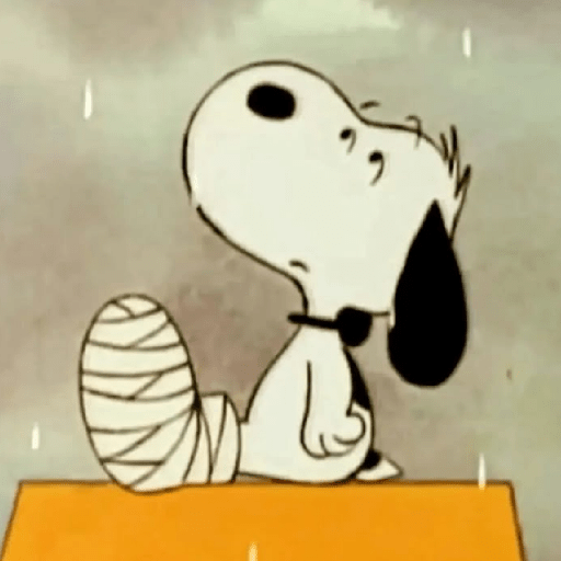 🐶 Snoopy Triste / Sad 😢 preview