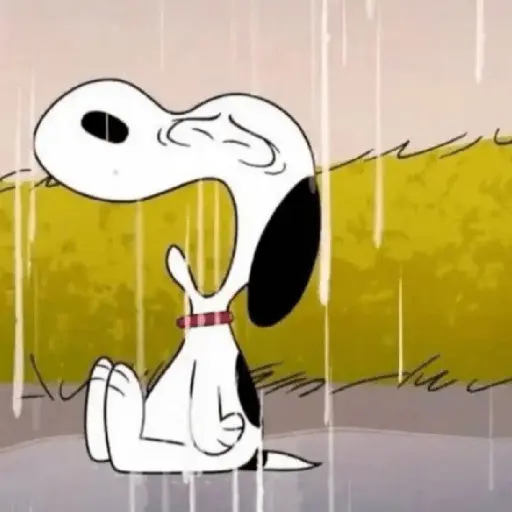 🐶 Snoopy Triste / Sad 😢