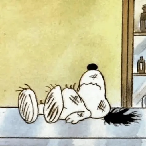 🐶 Snoopy Triste / Sad 😢