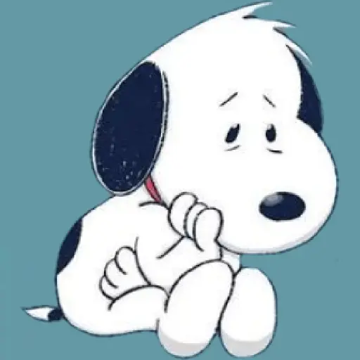 🐶 Snoopy Triste / Sad 😢