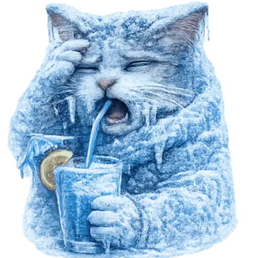  FRÍO Michi Congelado❄️❄️