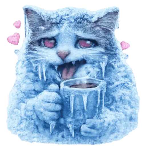  FRÍO Michi Congelado❄️❄️