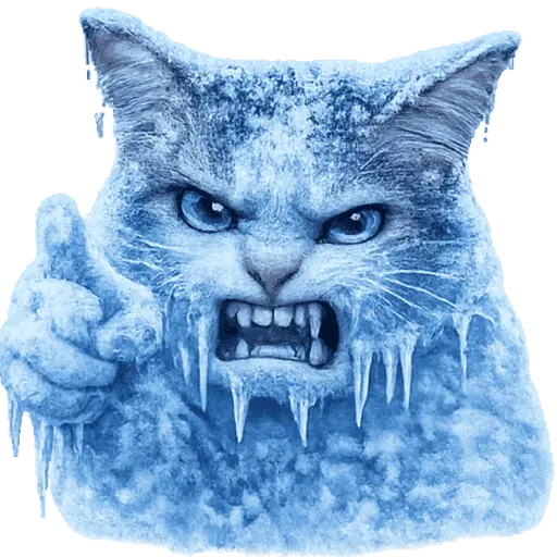  FRÍO Michi Congelado❄️❄️