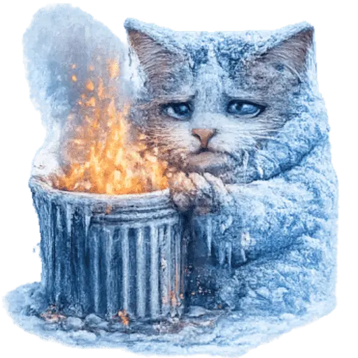  FRÍO Michi Congelado❄️❄️
