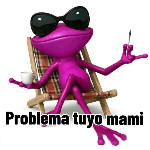 Meme | Problema tuyo 🐸🕶