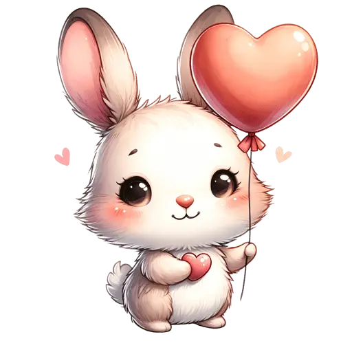 Conejito love San Valentín ❤️
