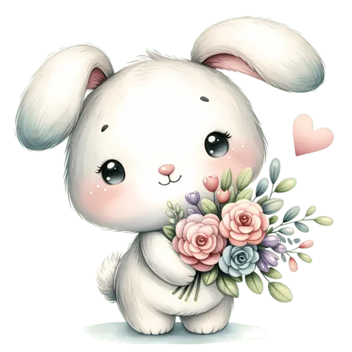 Conejito love San Valentín ❤️