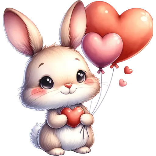 Conejito love San Valentín ❤️