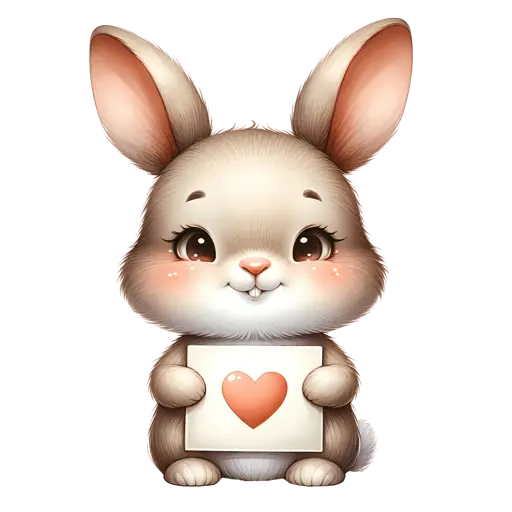 Conejito love San Valentín ❤️