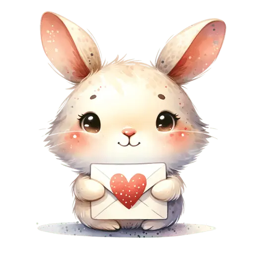 Conejito love San Valentín ❤️
