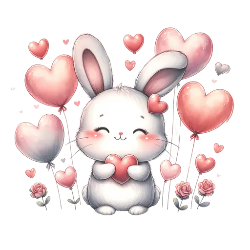 Conejito love San Valentín ❤️