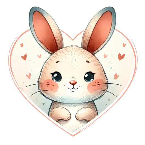 Conejito love San Valentín ❤️