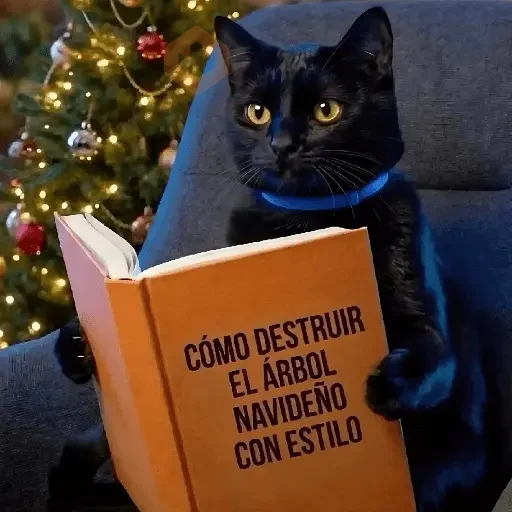 🐈‍⬛🎄LA GATA LOCA🎄Tiktok🎄🐈‍⬛ sticker 15