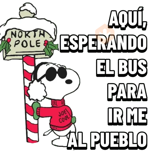 🐾🎄STICKERS DE SNOOPY🎄🐾 sticker 13