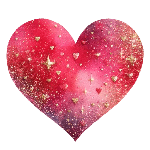 Corazón Glitter San Valentín❤️ preview