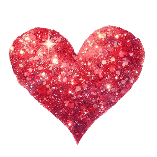 Corazón Glitter San Valentín❤️ preview