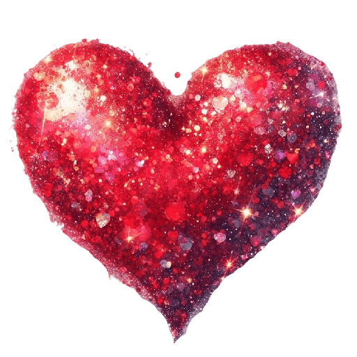 Corazón Glitter San Valentín❤️ preview