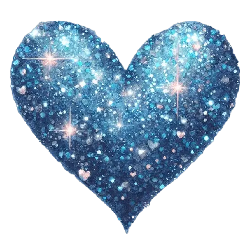 Corazón Glitter San Valentín❤️