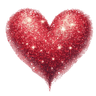 Corazón Glitter San Valentín❤️