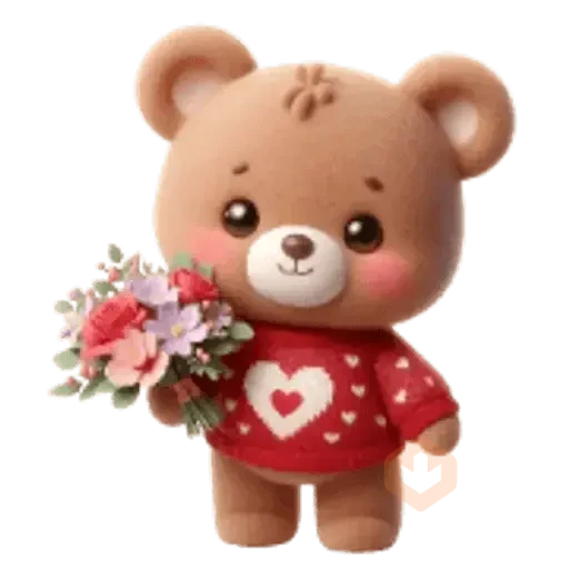 🧸❤️🌹Osito San Valentín 🧸❤️🌹 sticker 12