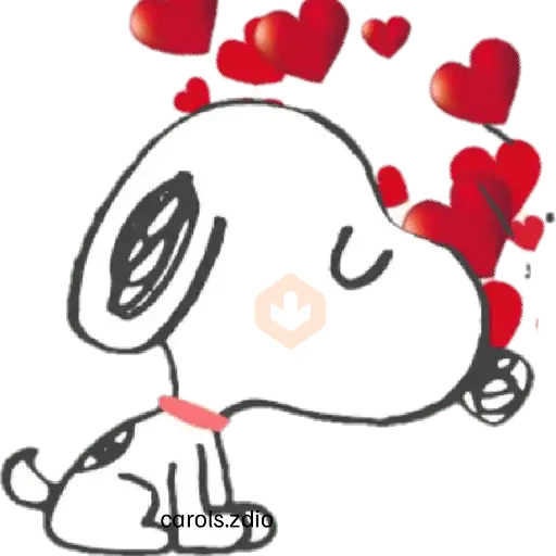 🦴🏠❤️ Snoopy Amor ❤️🏠🦴 sticker 11