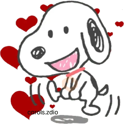 🦴🏠❤️ Snoopy Amor ❤️🏠🦴 sticker 12