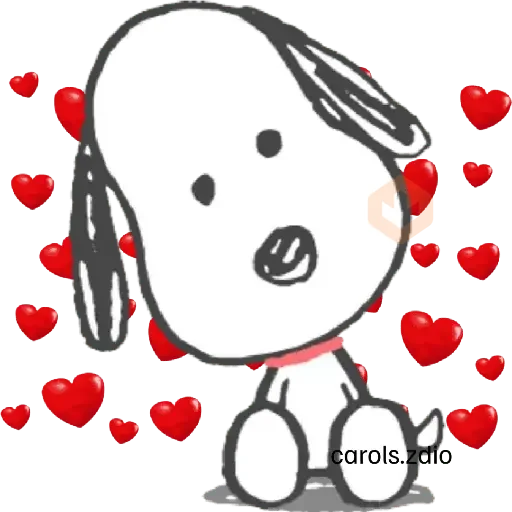 🦴🏠❤️ Snoopy Amor ❤️🏠🦴 sticker 14