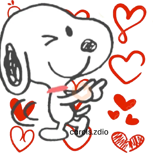 🦴🏠❤️ Snoopy Amor ❤️🏠🦴 sticker 15