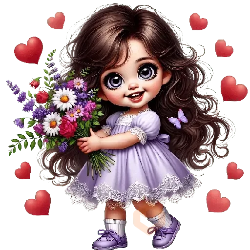 ❤️🎀 Niñas San Valentín 🎀❤️ sticker 12