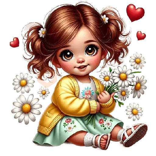 ❤️🎀 Niñas San Valentín 🎀❤️ sticker 11