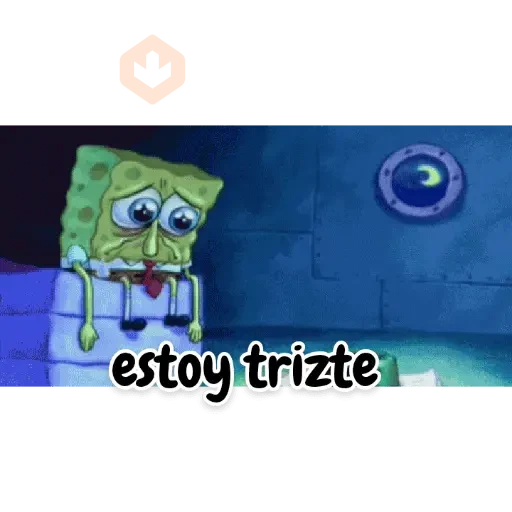 que trizte sticker 18