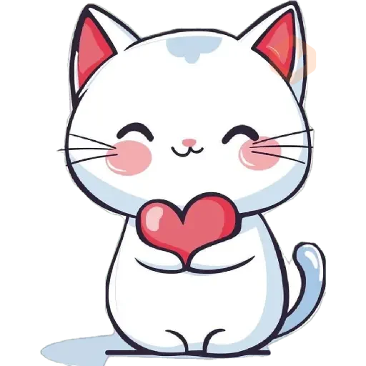 amor de gatitos animados 💜 sticker 15