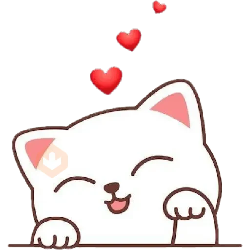 amor de gatitos animados 💜 sticker 17